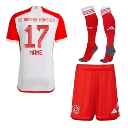 Футбольная форма Мане 17 Бавария 2023 - 2024 с гетрами