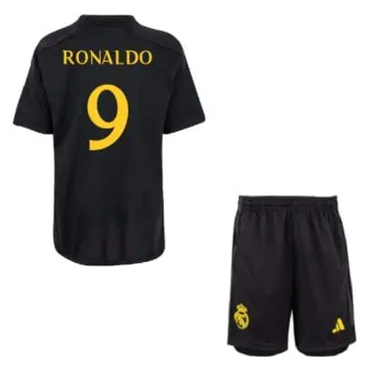 Чёрная футбольная форма Real Madrid 23/24 Роналдо