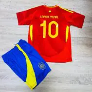 Детская футбольная форма Испания Ламин Ямаль номер 10