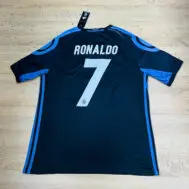 Чёрная футболка Роналду 7 Реал Мадрид 2015-2016 Лига Чемпионов