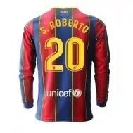 Футболка Серхио Роберто 20 Барселона 2020-2021 длинный рукав