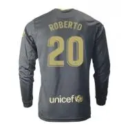 Чёрная гостевая футболка Серхио Роберто 20 длинный рукав