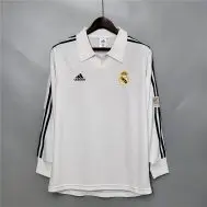 Ретро футболка Реал Мадрид 2001-2002 Длинный рукав