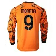 Выездная футболка Мората Ювентус длинный рукав 2021