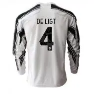 Домашняя футболка Де Лигт Ювентус длинный рукав 2021