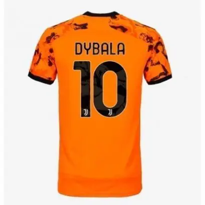 Оранжевая футболка Дибала Ювентус