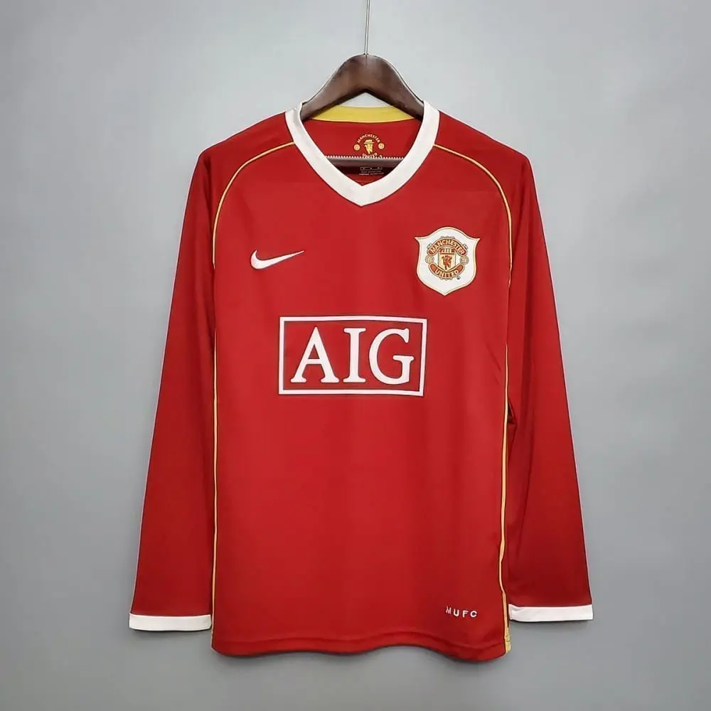Ретро футболка Манчестер Юнайтед 2006-2007 длинный рукав