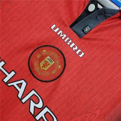 Ретро футболка Манчестер Юнайтед 1996-1997 длинный рукав