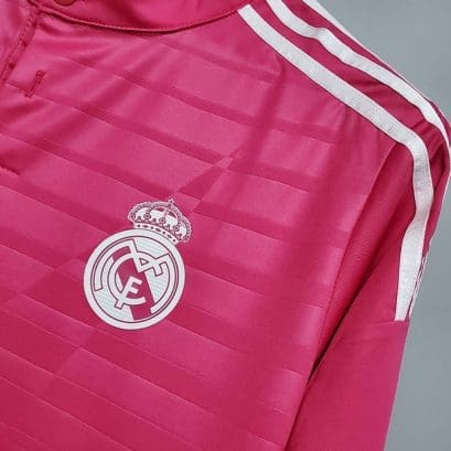 Ретро футболка Реал Мадрид гостевая 2014-2015 Длинный рукав
