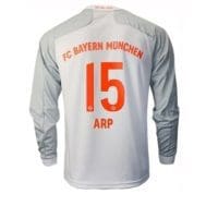 Белая футболка Баварии Арп Янн-Фите Длинный рукав 2020-2021