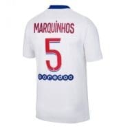 Белая футболка Маркиньос ПСЖ 2020-2021