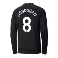 Чёрная футболка Гюндоган с рукавами 2020-2021