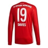 Домашняя футболка Дейвис Бавария Мюнхен длинный рукав 2020-2021