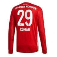 Домашняя футболка Коман Бавария Мюнхен длинный рукав 2020-2021