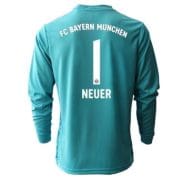 Футболка Бавария Мюнхен Вратарь Мануэль Нойер Домашняя 2021 с длинным рукавом