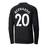 Чёрная футболка Бернарду Силва с рукавами 2020-2021