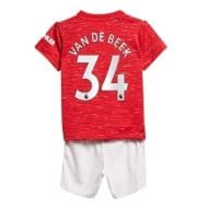 Детская форма Дони ван де Бек Манчестер Юнайтед 2020-2021