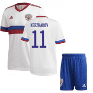 Белая футбольная форма Россия Кержаков Евро 2020