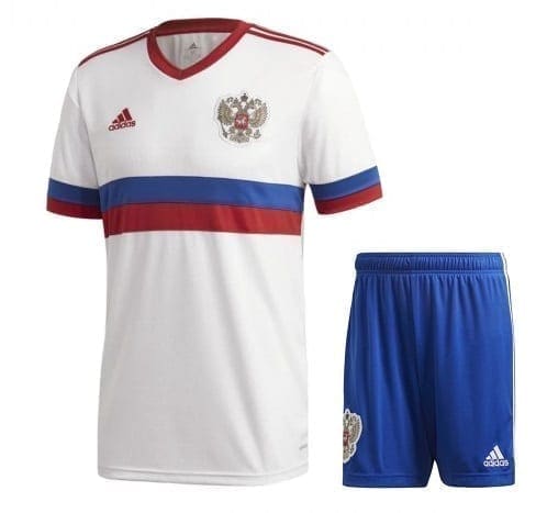Белая футбольная форма Россия Кузяев Евро 2020