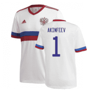 Гостевая футболка Акинфеев Россия Евро 2020