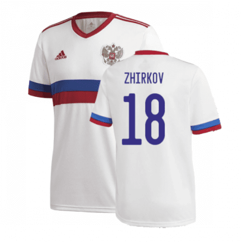 Гостевая футболка Жирков Россия Евро 2020