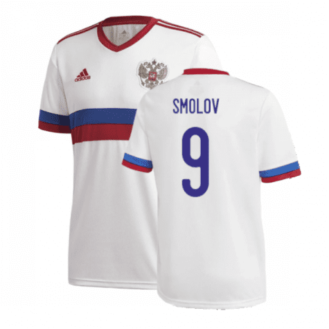 Гостевая футболка Смолов Россия Евро 2020
