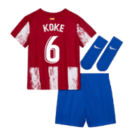 Детская форма Атлетико Мадрид 2021-2022 Коке 6 с гетрами