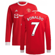 Футболка Роналдо 7 Manchester United 2021-2022 длинный рукав