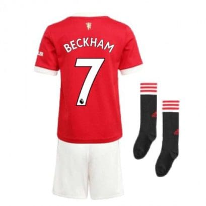 Детская форма Манчестер Юнайтед 2021-2022 Бекхэм 7 заказать