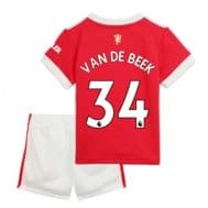 Детская форма Манчестер Юнайтед 2021-2022 Ван де Бек 34 купить