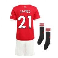 Детская форма Манчестер Юнайтед 2021-2022 Джеймс 21 с гетрами купить