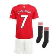 Детская форма Манчестер Юнайтед 2021-2022 Кантона 7 с гетрами купить
