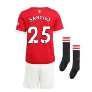Детская форма Манчестер Юнайтед 2021-2022 Санчо 25 с гетрами