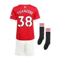 Детская форма Манчестер Юнайтед 2021-2022 Туанзебе 38 с гетрами