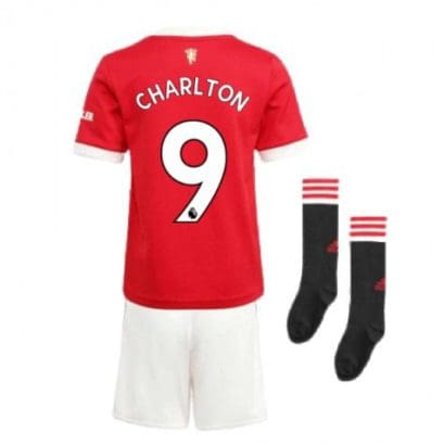 Детская форма Манчестер Юнайтед 2021-2022 Чарльтон 9 с гетрами купиь