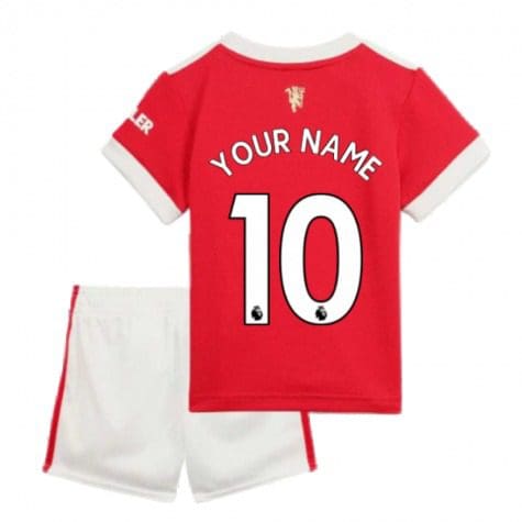 Детская форма Манчестер Юнайтед 2021-2022 с вашей фамилией и номером заказать