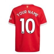 Футболка Манчестер Юнайтед 2021-2022 с Вашим именем и номером купить