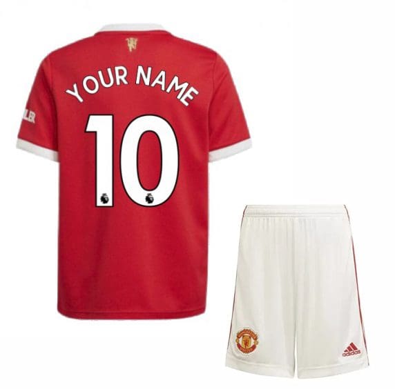 Футбольная форма Манчестер Юнайтед 2022 с именем и номером