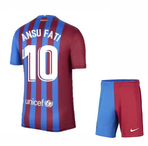 Футбольная форма Ансу Фати 10 Барселона 2021-2022