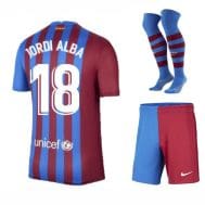 Футбольная форма Жорди Альба 18 Барселона 2022 с гетрами