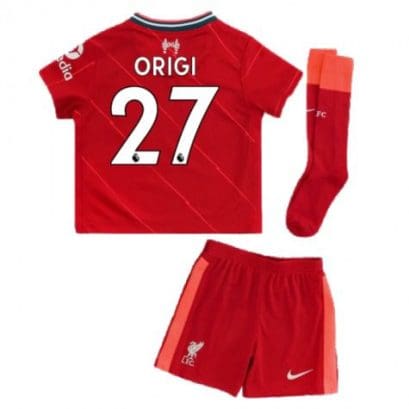 Детская форма Ливерпуль 2021-2022 Ориги 27 с гетрами