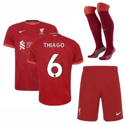 Футбольная форма Тьяго 6 Ливерпуль 2022 с гетрами