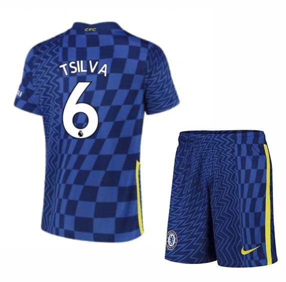 Футбольная форма Тьяго Силва 6 Челси 2021-2022