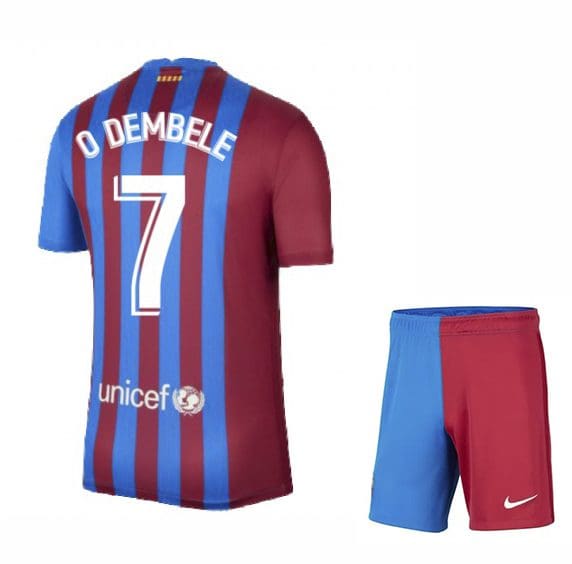 Футбольная форма Дембеле 7 Барселона 2021-2022