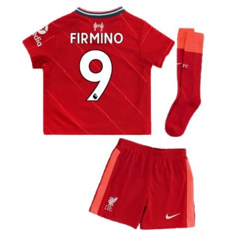 Детская форма Ливерпуль 2021-2022 Фирмино 9 с гетрами