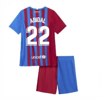 Детская форма Барселона 2021-2022 Абидаль 22