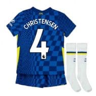 Детская форма Челси 2021-2022 Кристенсен 4 с гетрами