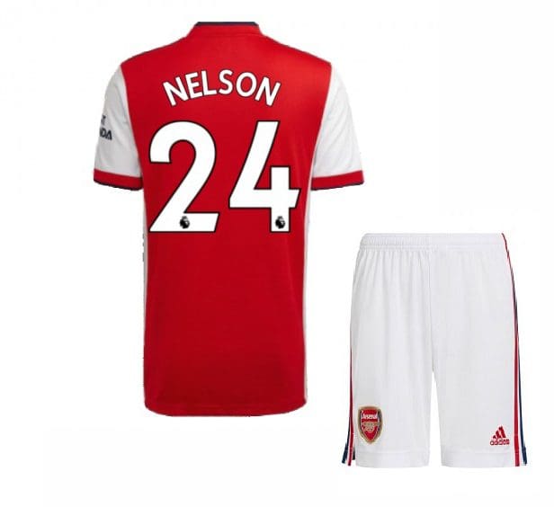 Футбольная форма Нельсон 24 Арсенал 2021-2022