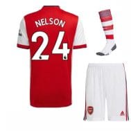 Футбольная форма Нельсон 24 Арсенал 2022 с гетрами