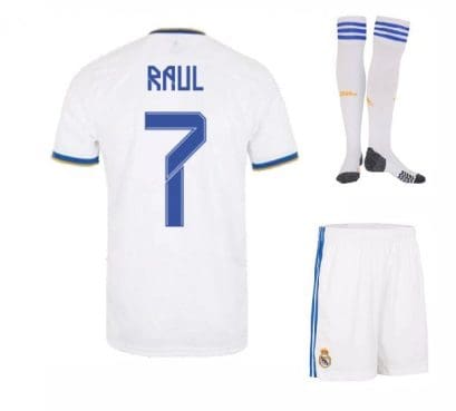 Футбольная форма Рауль 7 Реал Мадрид 2022 с гетрами